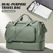 Travel Tote Bag, Women's Weekend Bag With Cosmetic Pouch And Adjustable Strap, Maternity Hospital Bag, Unisex Gym Bag With Wet Pocket, Large Capacity Men's Travel Tote, Travel Tote Bag, Airplane Carry-On Luggage Bag, Weekend Duffel Bag, Waterproof Tear-Resistant 21-Inch Travel Bag For Business Trip, Camping - Multicolor - View 9
