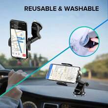 Soporte de coche con ventosa, soporte de teléfono GPS, compatible con 13 12 11 Pro Max X 7 8 - Multicolor - Ver 4