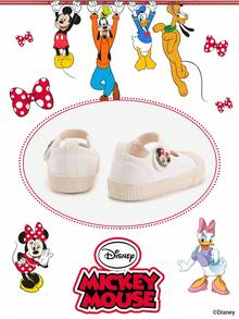 Disney 1 Pair Kids' Sneakers, Suitable For Daily Wear, Festivals, Sports, Outdoor Activities, Comfortable, Non-Slip, Durable, Breathable (Boys' Sneakers, Boys' Skate Shoes, Kids' Sports Shoes, Girls' Sneakers, Girls' Skate Shoes) - White - View 3