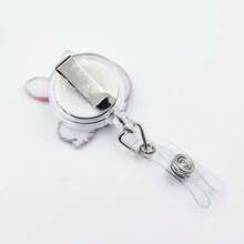 Carrete retráctil para el Día de San Patricio con diseños de trébol de la suerte, arcoíris, monedas y duendes, adecuado para portadores de tarjetas de identificación, regalos festivos - Multicolor - Ver 6