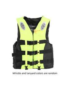 1pc Professional Heavy Duty Cross-Riding Life Jacket, High Buoyancy, Suitable For Adults Swimming, Fishing, Boating, Flood Prevention, Portable Youth Survival Vest, Beach Essential, Beach Accessory, Pool Float - Multicolor - View 14