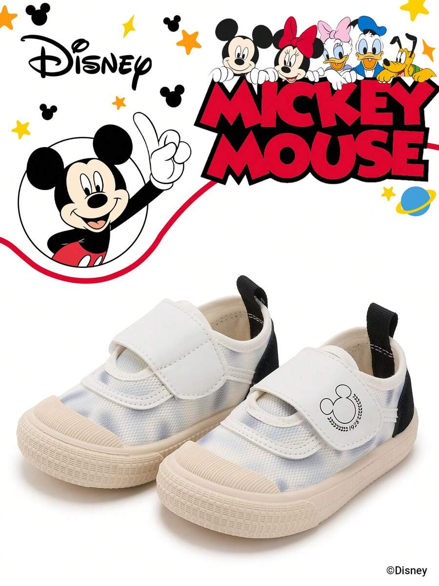 Disney 1 Pair Children's Sneakers, Suitable For Daily Wear, Festivals, Sports, Outdoor Activities, Comfortable, Non-Slip, Durable, Breathable (Boys' Sneakers, Boys' Skate Shoes, Children's Sneakers, Girls' Sneakers, Girls' Skate Shoes) - Black - View 1