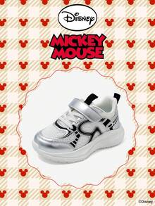 Disney 1 Pair Kids' Sneakers, Suitable For Daily Wear, Festivals, Sports, Outdoor Activities, Comfortable, Non-Slip, Durable, Breathable (Boys' Sneakers, Boys' Skate Shoes, Kids' Sports Shoes, Girls' Sneakers, Girls' Skate Shoes) - Black - View 2