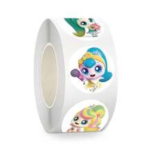 500张可爱卡通涂鸦贴纸套装，适用于计划本、笔记本、笔记本电脑、水瓶、汽车等，积极乐观的主题设计，是馈赠佳品。 - 彩色 - 查看 8