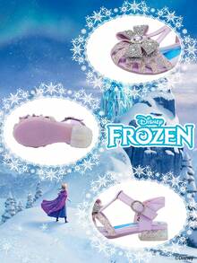 Disney 1 đôi dép công chúa có bản quyền, thích hợp cho mang hàng ngày, lễ hội, thể thao, hoạt động ngoài trời, thoải mái, chống trơn trượt, bền, thoáng khí. - Màu tím - Xem 4