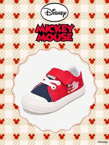 Disney 1 Pair Kids' Sneakers, Suitable For Daily Wear, Festivals, Sports And Outdoor Activities, Comfortable, Non-Slip, Durable, Breathable (Boys' Sneakers, Boys' Skate Shoes, Kids' Sports Shoes, Girls' Sneakers, Girls' Skate Shoes) - Red - View 2