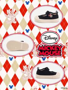 Disney 1 Pair Kids' Sneakers, Suitable For Daily Wear, Festivals, Sports, Outdoor Activities, Comfortable, Non-Slip, Durable, Breathable (Boys' Sneakers, Boys' Skate Shoes, Kids' Sports Shoes, Girls' Sneakers, Girls' Skate Shoes) - Black - View 4