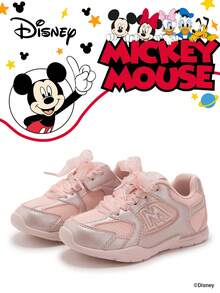 Disney 1 Pair Kids' Sneakers, Suitable For Daily Wear, Festivals, Sports, Outdoor Activities, Comfortable, Non-Slip, Durable, Breathable (Boys' Sneakers, Boys' Skate Shoes, Kids' Sports Shoes, Girls' Sneakers, Girls' Skate Shoes) - Pink - View 1
