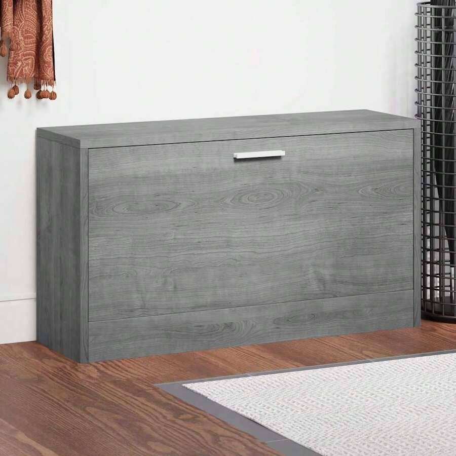 vidaXL Schuhbank Grau Sonoma 80x24x45 cm Holzwerkstoff - Grau - Übersicht 1