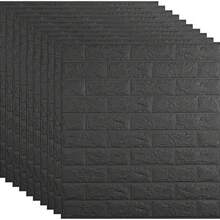 1/10 piezas Paneles de pared de ladrillos 3D blancos autoadhesivos, pegatinas de pared de espuma para decoración del hogar, revestimiento de pared impermeable de fácil desprendimiento y pegado, aspecto de ladrillo realista para sala de estar, dormitorio y cocina, construcción ligera, perfecto para proyectos de mejora del hogar DIY, insonorización y fácil de limpiar, transforma las paredes de manera rápida y asequible, ideal para paredes de acento - multicolor - Ver 9