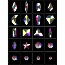 EBANKU Professional 9800 Pcs Mixed Shape Nail Rhinestone Kit With Picker Dotting Pen For Acrylic Nail Art - 如圖所示 - 查看 2