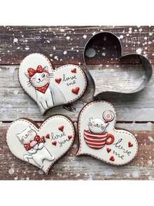 6pcs Round Cookie Cutters, Essential Baking Kitchen Tools, Suitable For Dough, Restaurant, Packaging, Back To School - Stainless Steel Version - View 2