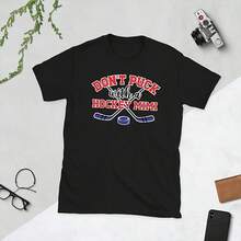 Camiseta unisex con el orgullo de ser jugador de hockey sobre hielo. - Negro 2 - Ver 1