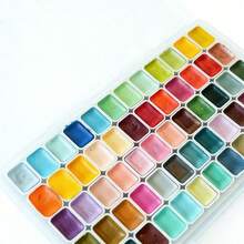 98 Color Solid Watercolor Paint Set - Professional Artist Grade, Suitable For Chinese Painting, Landscape Painting And DIY Crafts, Comes With Portable Gift Box For Easy Storage And Carrying - Sets - View 10