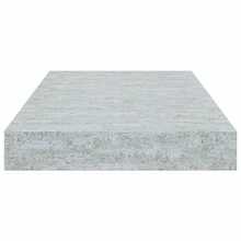 vidaXL Schweberegale 2 Stk. Betongrau 40x23x3,8 cm MDF - Grau - Übersicht 8