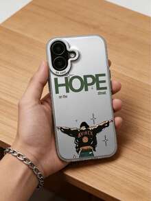 Silhouette Figure Exclusive “HOPE” 全包防震手机壳，兼容 7/8、7 Plus、16 Pro、15 Pro、16 Pro Max、16e、15 Pro、17 Air、17 Pro、17 Pro Max、15 Pro Max、11、12、13、14，街头风独特设计 - 彩色 - 查看 3