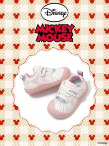 Disney 1 Pair Kids' Sneakers, Suitable For Daily Wear, Festivals, Sports, Outdoor Activities, Comfortable, Non-Slip, Durable, Breathable (Boys' Sneakers, Boys' Skate Shoes, Kids' Sports Shoes, Girls' Sneakers, Girls' Skate Shoes) - Pink - View 2