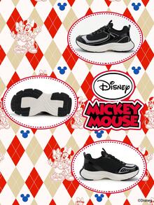 Disney 1 Pair Kids' Sneakers, Suitable For Daily Wear, Festivals, Sports, Outdoor, Comfortable, Non-Slip, Durable, Breathable (Boys' Sports Shoes, Boys' Casual Shoes, Girls' Sports Shoes, Girls' Casual Shoes) - Black - View 4