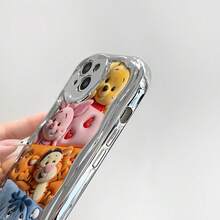 This Brand-New Disney Winnie The Pooh Phone Case Features A Cute And Playful Expression, A Simple And Stylish Appearance, And A Smooth Feel.Made Of Cute And Eye-Catching TPU Material With A 2D Wave Texture, It Includes Camera Protection, Cute Phone Case,Iphone17 Pro Max Case,Polka Dot,Travel Must Haves.Making It An Ideal Choice For Girls. Compatible With IPhone17/16/15/14/13/...12 Mini Pro Max Pro Plus XRXS. It's The Perfect Gift For Friends And Family. Stylish Phone Case, Fun Expression Design, Lightweight And Durable. Cute Phone Case,Iphone17 Pro Max Case,Polka Dot,Travel Must Haves. - 銀色 - 查看 5