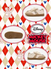 Disney 1 Pair Kids' Sneakers, Suitable For Daily Wear, Festivals, Sports, Outdoor Activities, Comfortable, Non-Slip, Durable, Breathable (Boys' Sneakers, Boys' Skate Shoes, Kids' Sports Shoes, Girls' Sneakers, Girls' Skate Shoes) - Khaki - View 4