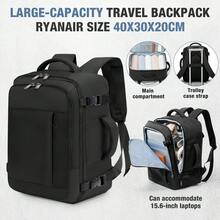 40x25x20厘米，符合登机行李尺寸规定的手提包/短途旅行背包，可装14英寸笔记本电脑，轻便通勤背包，时尚电脑包，短款商务旅行包，纯色，旅行/拉杆/飞机适用背包，笔记本电脑背包，男女皆宜的礼物 - 彩色 - 查看 12