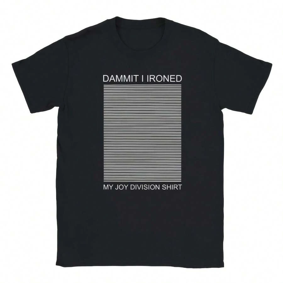 Camiseta Ird My Joy Division - Camiseta gráfica divertida personalizada de algodón unisuave, regalo personalizado - Negro 3 - Ver 1