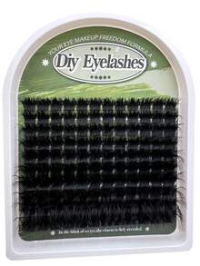 200D/180D/160D 仿貂毛假睫毛套装，150/140/120 片浓密单簇假睫毛，D 卷度 8-16mm，适合日常妆容和角色扮演，可重复使用 - D - 查看 7