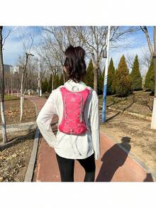 Lightweight Hydration Backpack 5L Running Backpack Hydration Backpack Water Backpack And Breathable Large Capacity Outdoor Riding Backpack Lightweight For Running - Pink + 2L Water Bag - View 5