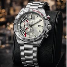 Style Chronograph Watch In Steel – Premium Sporty Design - Bạc - Xem 1