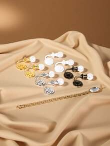 4个/3个/1个/2个迷你装饰灯，娃娃屋微型金属水晶吊灯，1:12比例水晶壁灯，1:12比例水晶吊灯，适用于娃娃屋客厅/卧室/厨房墙面/天花板装饰，迷人的娃娃屋精致水晶吊灯，揭开微缩世界的魅力，栩栩如生的小世界，是情人节、感恩节、复活节、圣诞节的理想之选！微缩物品，家具（不含灯具，拍照时请注意安全） - 彩色 - 查看 17