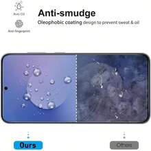RQVQJ 防震安卓屏幕保护膜 3片装 2.5D 屏幕保护膜 兼容三星 Galaxy S26 S25 S24 Plus Ultra S21 S22 S23 FE + Plus S21+ S22+ S23+ S24+ S25+ S26+ 钢化玻璃透明保护膜 超声波指纹解锁 春季礼物 - 無色 - 查看 6