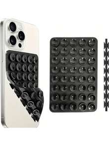 40 piezas de ventosa de silicona para teléfono, un pequeño regalo adecuado para amigos, novias y compañeros de clase compatible con iPhone, teléfono Android, regalo para cumpleaños, familia, amigos, soporte de teléfono para baño, soporte de teléfono, accesorios de teléfono, soporte adhesivo - Multicolor - Ver 10