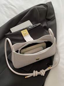 Luxury-Style Single Shoulder Handbag With A Sleek Design - 2026 New Model - Luxury Women's Modern Style Bag - White - View 12