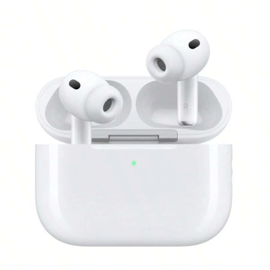 Apple AirPods Pro 3 Wireless Earbuds, Active Noise Cancellation, Live Translation, Heart Rate Sensing,Hearing Aid Feature,Bluetooth Headphones,Spatial Audio, High-Fidelity Sound, USB-C Charging, White - 白色 - 查看 1