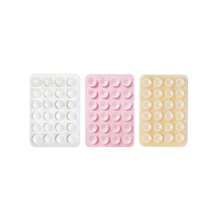3pcs Silicone Suction Cup Phone Holder, Black, White, Light Pink Suction Cups, Suitable For Smartphones, Non-Slip Adhesive Grip, Supports Hands-Free Viewing, Video Calls, Gaming, Dashboard & Bedside Use, Portable Phone Stand, Gift For Friends, Ideal Holiday Small Gift - Multicolor - View 30