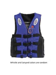 1pc Professional Heavy Duty Cross-Riding Life Jacket, High Buoyancy, Suitable For Adults Swimming, Fishing, Boating, Flood Prevention, Portable Youth Survival Vest, Beach Essential, Beach Accessory, Pool Float - Multicolor - View 13