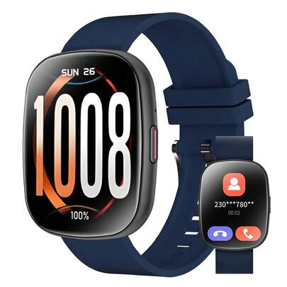 这款热门智能手表配备1.83英寸全触控高清屏幕，支持无线通话、短信提醒、闹钟提醒、多种运动模式、远程拍照、音乐播放等智能功能。它是一款多功能智能手表，兼容安卓和iOS智能手机。无论是新年、情人节、复活节、母亲节、父亲节、万圣节、感恩节还是圣诞节，它都是一份绝佳的礼物。