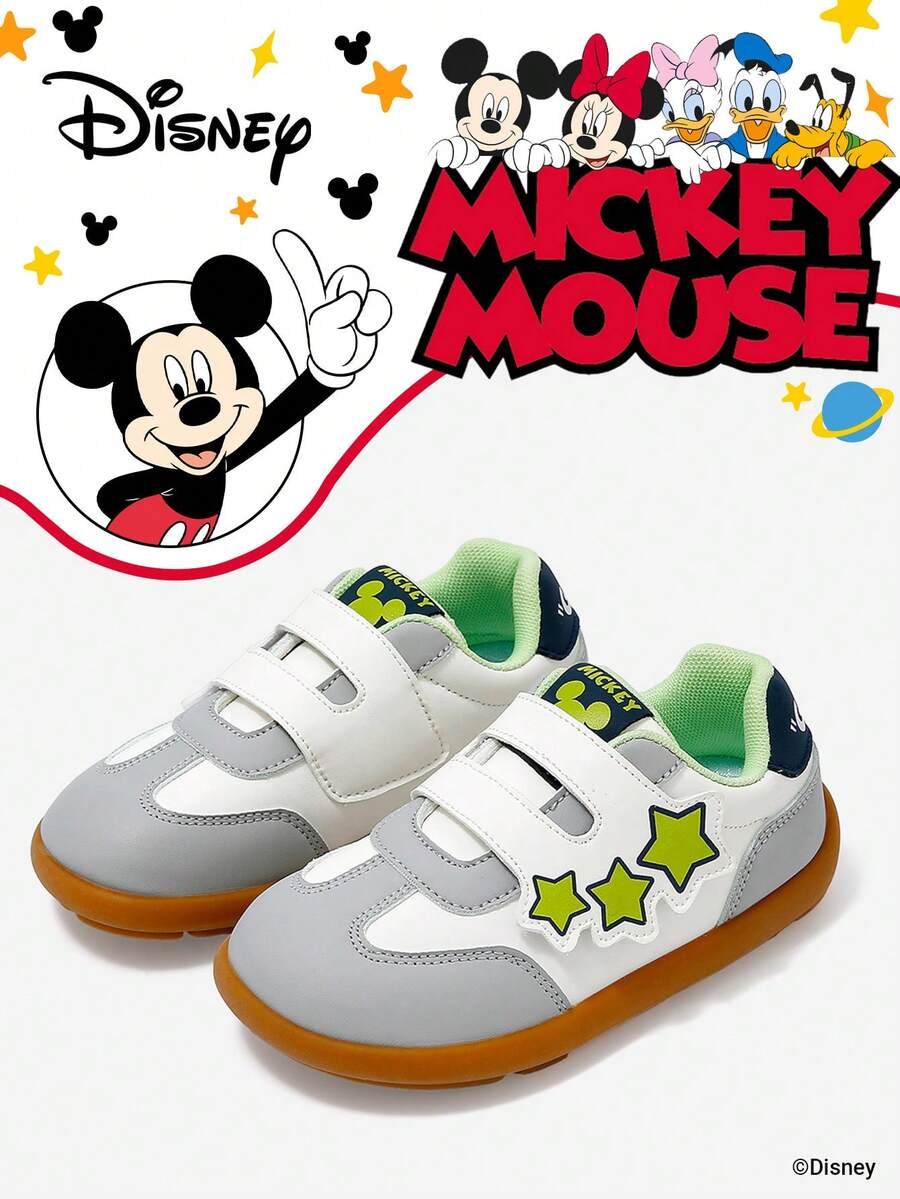 Disney 1双米奇联名儿童运动鞋，适合日常穿着、节日庆典、运动、户外活动，舒适、防滑、耐穿、透气（男童运动鞋、男童滑板鞋、儿童运动鞋、女童运动鞋、女童滑板鞋） - 淺藍色 - 查看 1
