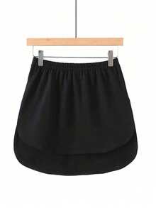 1 pieza Falda deslizante extensora para debajo del vestido para mujeres, se puede combinar con sudaderas, suéteres en otoño/invierno, diseño versátil con abertura inesperada en el bajo - Multicolor - Ver 2