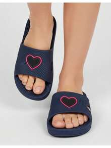 House Slippers - Navy Blue - View 9