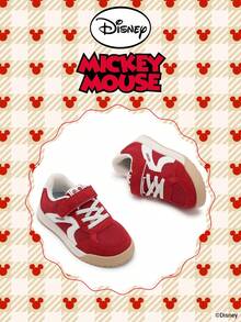 Disney 1 Pair Kids' Sneakers, Suitable For Daily Wear, Festivals, Sports, Outdoor Activities, Comfortable, Non-Slip, Durable, Breathable (Boys' Sneakers, Boys' Skate Shoes, Kids' Sports Shoes, Girls' Sneakers, Girls' Skate Shoes) - Red - View 2