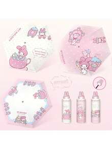SANRIO 1把3D娃娃头手动折叠伞，可爱又实用，夏季必备防晒用品，轻便舒适，适合旅行，老少皆宜，时尚又实用，在炎炎夏日带来一丝甜蜜！是送给男友/女友的理想礼物，情人节、母亲节礼物，卧室装饰、花园、厨房装饰，夏季、海滩、旅行必备、房间装饰，软萌可爱，毕业季礼物。 - 彩色 - 查看 2
