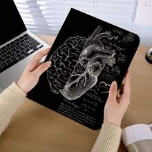 1pc Cute Tablet Protective Case With Pen Slot, Multi-Angle Magnetic Stand, Auto Sleep/Wake Function, Suitable For Pro/Air, Galaxy A9/S9/S7/S10+, Pad 5/6/7 - Multicolor - View 7