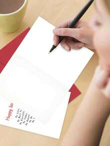 1 Set - Funny & Unique Birthday Card Gift For Husband, Boyfriend, Distinctive Birthday Greeting Card - Alphabet Heart Greeting Card - View 5