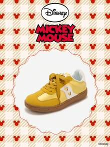 Disney 1 Pair Kids' Sneakers, Suitable For Daily Wear, Festivals, Sports, Outdoor Activities, Comfortable, Non-Slip, Durable, Breathable (Boys' Sneakers, Boys' Skate Shoes, Kids' Sports Shoes, Girls' Sneakers, Girls' Skate Shoes) - Yellow - View 2