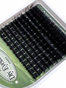 200D/180D/160D 仿貂毛假睫毛套装，150/140/120 片浓密单簇假睫毛，D 卷度 8-16mm，适合日常妆容和角色扮演，可重复使用 - D - 查看 5