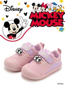 Disney Authentic Collaboration With  | A Pair Of Children's Sneakers, Suitable For Daily, Festival, Sports, And Outdoor Wear. It Fits The Foot Comfortably, Is Anti-Slip, Wear-Resistant, And Breathable (Boys' Sneakers, Boys' Board Shoes, Children's Sneakers, Girls' Sneakers, Girls' Board Shoes) - Pink - View 1