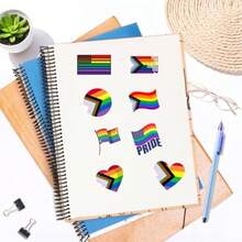 Pack 9 Pcs LGBT Pride Gay Sticker For Cars Trucks Laptops Vehicles Window Helmets Computers Motorcycles Bumper Stickers Removable Waterproof Vinyl Decals Car Exterior Accessories - Niềm tự hào A118 - Xem 4
