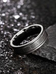 1 Buah Cincin Cantik untuk Wanita, Hadiah Hari Valentine, Perhiasan Pesta Ulang Tahun Pernikahan - Hitam - View 3