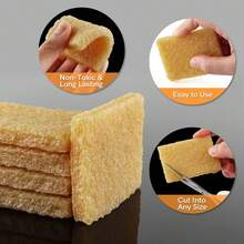 2PCS Glue Residue Pick-Up Eraser Rubber 2x2.75inchCement Eraser Rubber Cleaning Eraser For DIY Art Projects Removing Adhesive And Residues From Paper Plastic And More - TT429- - View 5